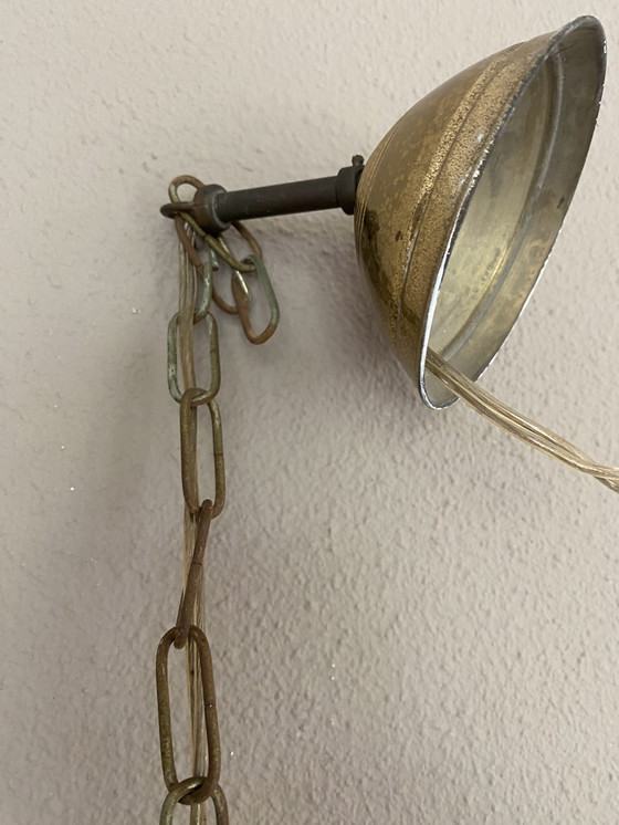 Image 1 of Lampe vintage capiz shell lampe pendante perle