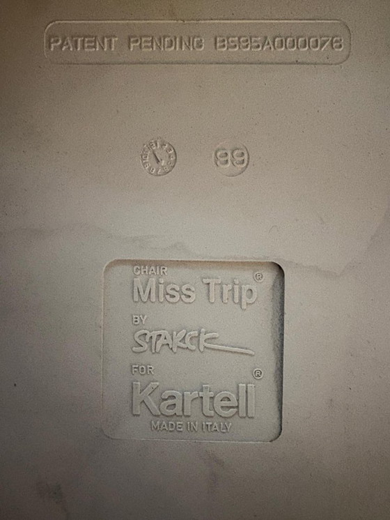 Image 1 of 2 chairs designed by Philippe Starck, Miss Trip