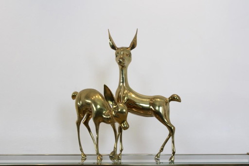 2 sculture vintage di Bambi