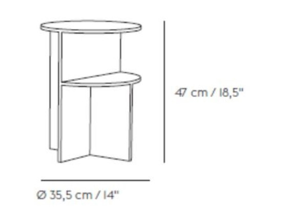 Image 1 of Design Bijzettafel (merk: Muuto; type: Halves)