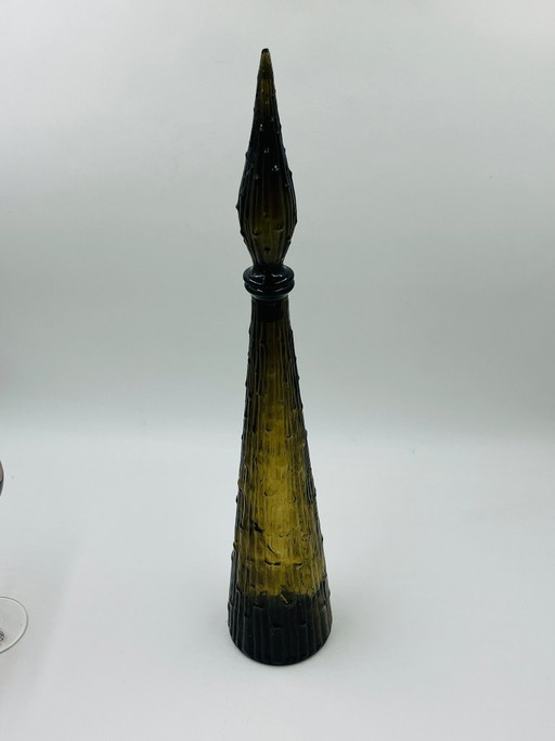 Große Vintage-Empoli-Genie-Flasche aus Italien