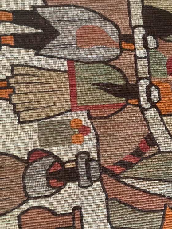 Image 1 of tenture murale en laine de lama