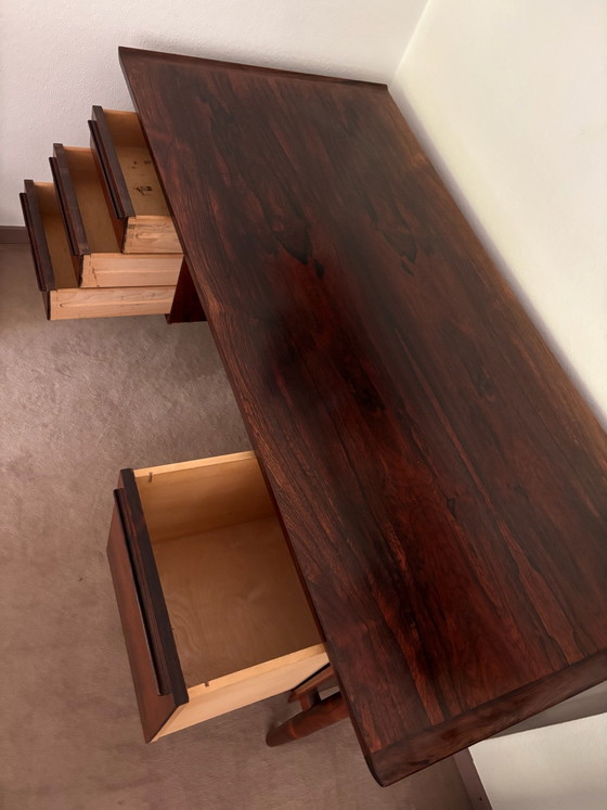 Scrivanie autoportante in palissandro Mid-Century – Legno (photo 5 of 12)