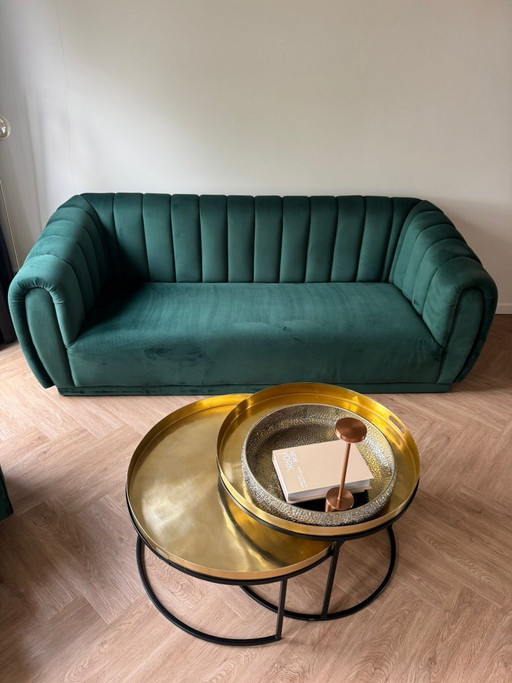 Bellissimo divano in velluto verde Richmond Interior