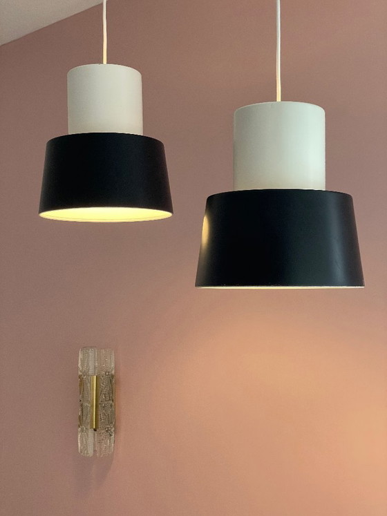 2x Louis Poulsen Lampen Nyboderpendel Vintage Mid Century Design – Hanglampen, Metal (photo 13 of 27)