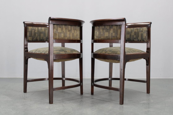 Image 1 of 1920er Jahre Paar Bugholzsessel, Tschechoslowakei