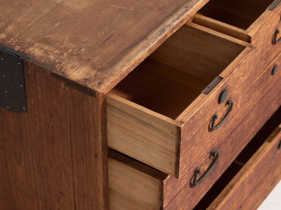 Antique base cabinet - Taishō / Showa Period (c. ) #4 – Storage cabinet, Metal (photo 26 of 40)