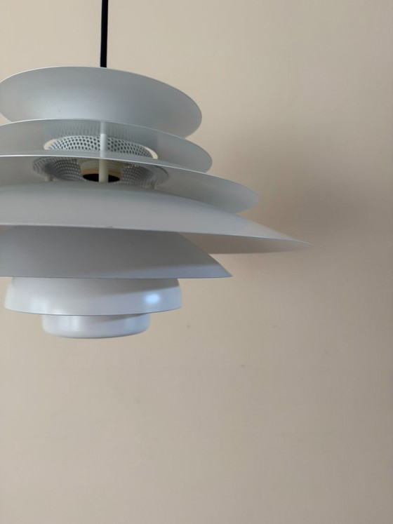 Vintage Danish Jeka Metaltryk Snowball - Danish design lamp – Pendant lamps (photo 5 of 10)