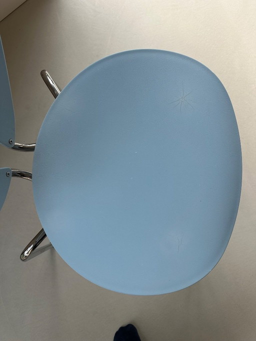 STUA Globus chair light blue (vintage)