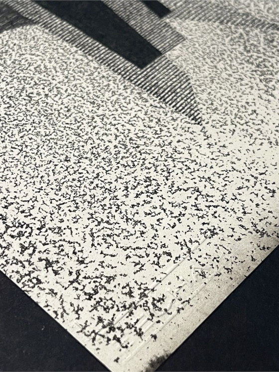 Image 1 of Original framed artwork on paper, signed Eugène Eechaut, created in ink in 1973