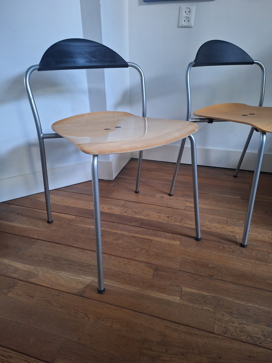 Image 1 of 2x Silla Frits Hansen Vico Magistretti