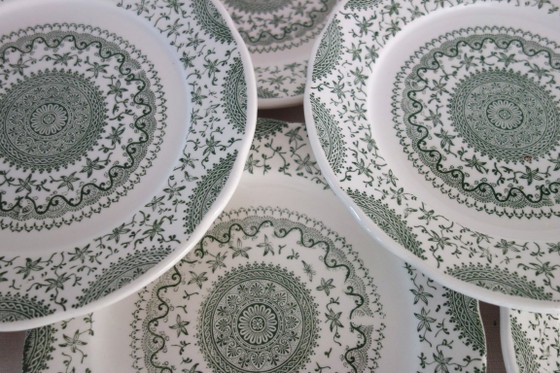 Image 1 of 6 platos de postre de loza Fine Ware