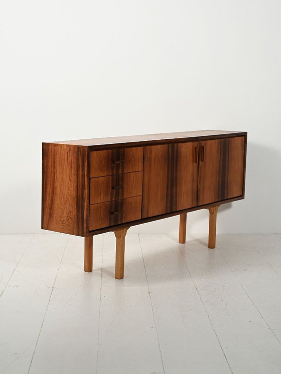 Image 1 of Small Scandinavian rosewood sideboard
