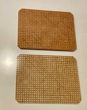 4x Platzset Wiener Geflecht in plexiglas