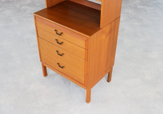 Image 1 of vintage boekenkast | wandkast | teak | Zweeds