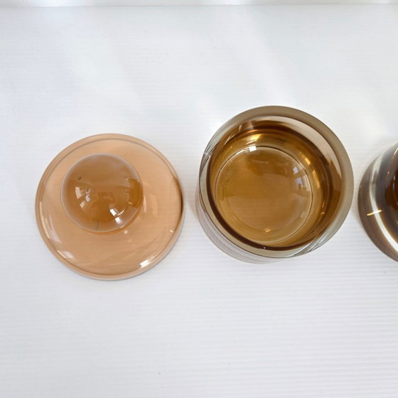 Image 1 of NECESSAIRE A PARFUM VINTAGE 1970 VAPORISATEUR FLACON EN VERRE DE MURANO 70S