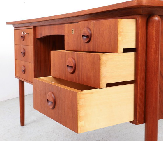 Scrivanie vintage danese in teak, anni '60, Legno, Marrone, Mid Century Modern (foto 9 di 12)