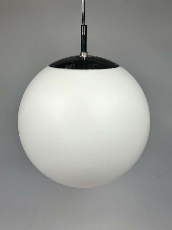 Image 1 of Lampada a sospensione / lampada a sfera Raak d'epoca, B1153 "morning mist"