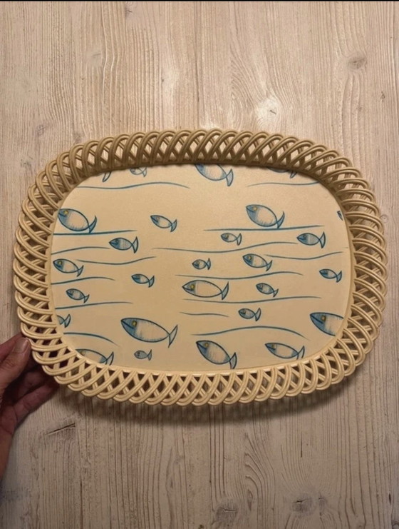 Vassoio vintage Dialene Better-Maid con pesci, anni ’60-’70 – Accessori da tavola, Plastic (photo 6 of 6)