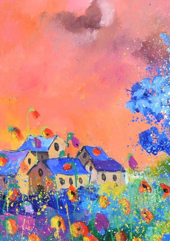 Image 1 of Evening sonata in poppies 