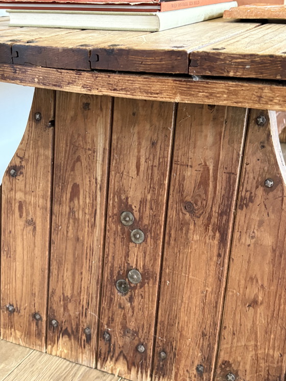 Image 1 of Wabisabi solid wood coffee table 'Baukje'