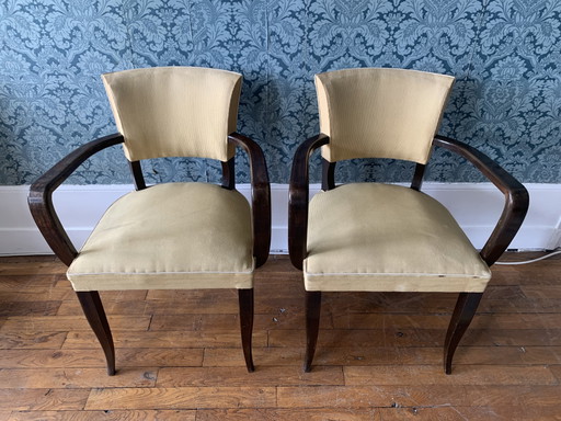 Paire de fauteuils Art déco