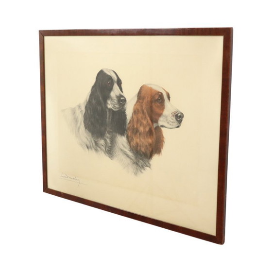 Image 1 of Large Color Lithograph Leon Danchin
