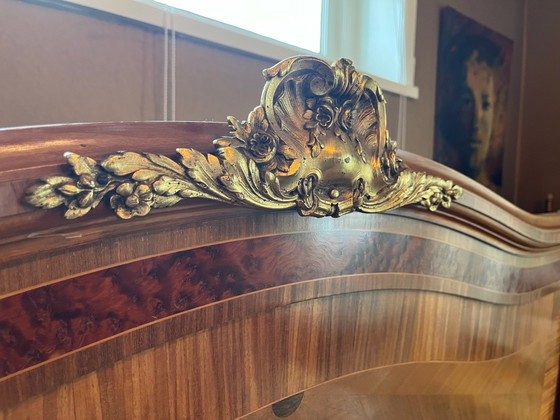 Struttura letto antica, Letti matrimoniali, Legno, Marrone (foto 8 di 8)