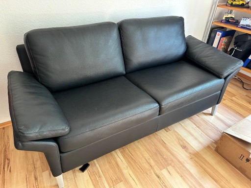 Sofá de piel de diseño Rolf Benz 3300, de 2 plazas, en perfecto estado.