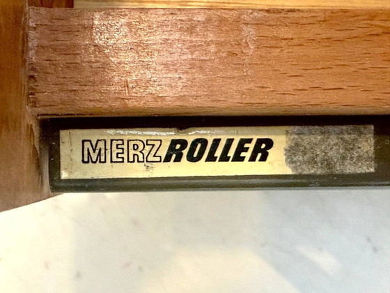 Image 1 of Mid-century desk with linoleum top by Merz Roller, 1960s