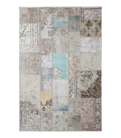Tapis Oriental Noué à la Main Vintage Art Design Classique & Relief 300 x 200 cm Multicolore