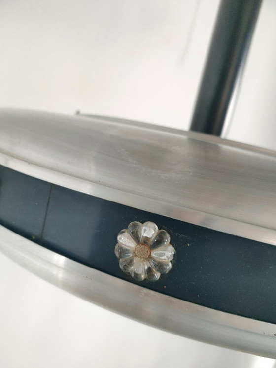Vintage Mid-Century Space Age UFO Pendant Lamp/ Aluminum & Cut Glass (1960s/1970s) – Ceiling lights, Other (photo 15 of 27)