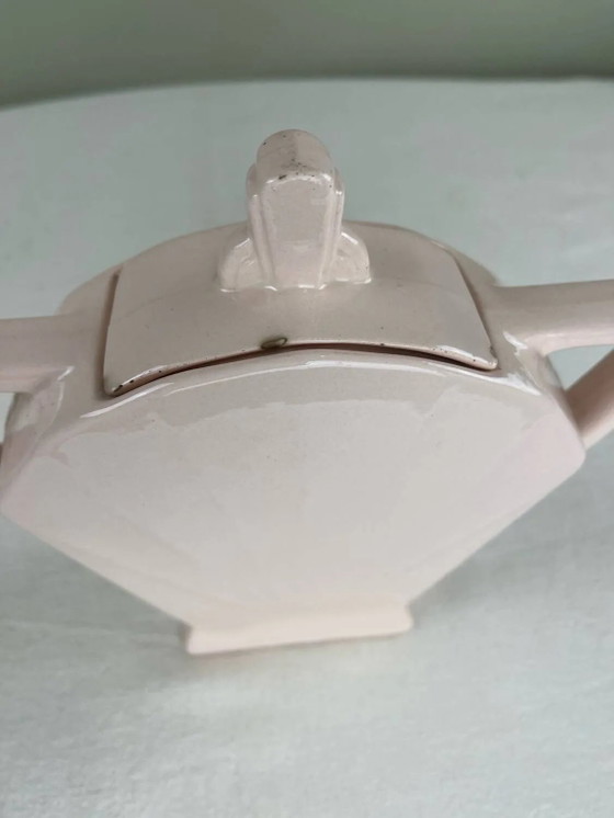 Art Deco rosa Zuckerdose – Geschirr, Porcelain (photo 9 of 9)