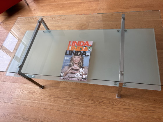 Image 1 of table basse en verre