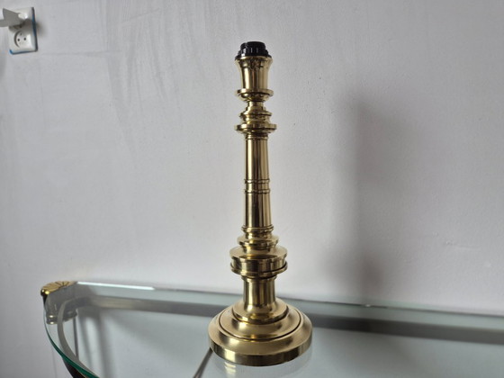 Image 1 of Vintage 1970s Lamp Art (Milano Italy) brass lamp base