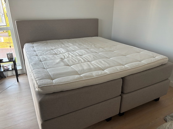 Swiss Sense Boxspringbett – Doppelbetten, Stoff, Holz (photo 15 of 15)