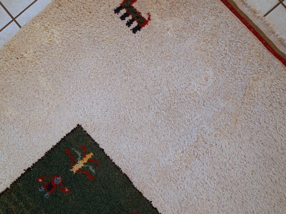 Image 1 of Tappeto Gabbeh persiano vintage fatto a mano, 140 cm x 215 cm, anni '60 - 1C344