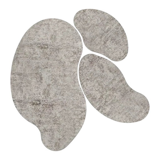 Manutti - Nubo organic carpets (set of 3 carpets in 3 sizes), Garden accessories, Modern (photo 2 of 2)
