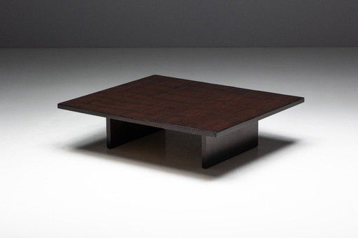 Bambus-Couchtisch von Axel Vervoordt, Belgien, 1980er Jahre