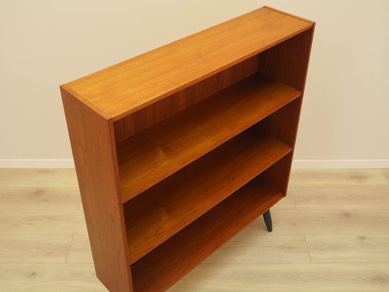 Image 1 of Teakhouten boekenkast, Deens ontwerp, jaren 70, vervaardigd door Clausen & Søn