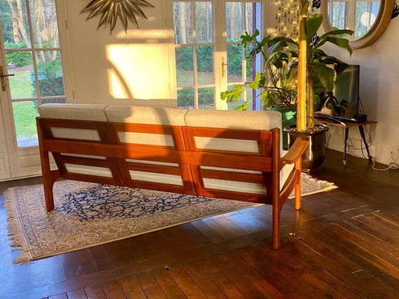 Image 1 of Danish 3-seater teak sofa – 1960s