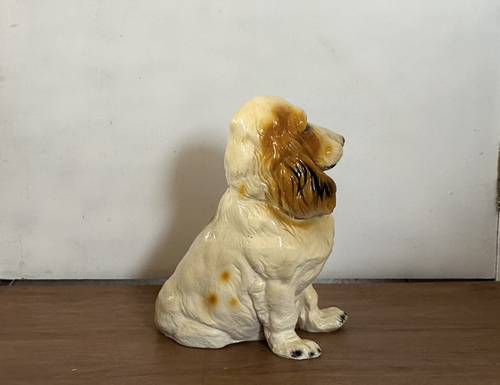 Image 1 of Cocker Spaniel en céramique vintage