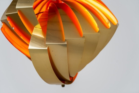 Image 1 of Suspension « Konkylie » de Louis Weisdorf pour Lyfa (Danemark, années 1960).