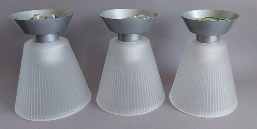 Vintage IKEA - Plafonniers (3) - 16275 - Verre dépoli