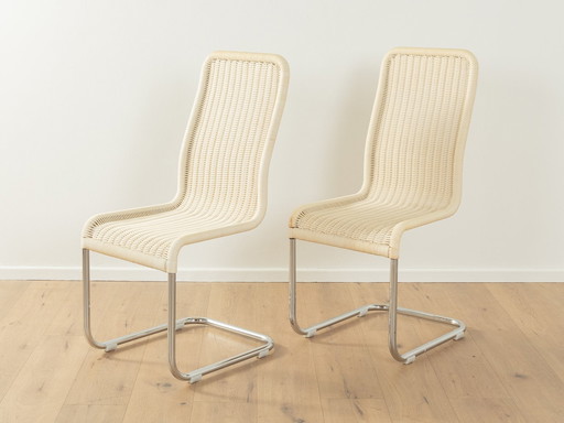 2x B25 sledestoelen van Marcel Breuer, Tecta