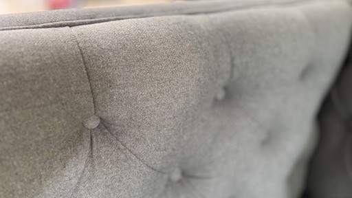 Canapé Chesterfield bleu clair