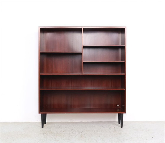 Image 1 of Omann Jun Mahagoni-Bücherregal Modell 5, 1960er Jahre