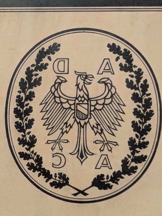 Lithographie Druckplatte / Jugendstil Art Deco / ADAC Club / Zigarren Tabak Antik – Lithographien & Drucke (photo 5 of 7)