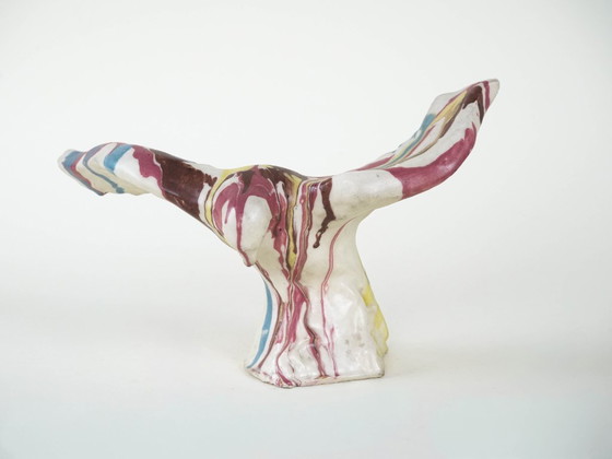 Image 1 of Sculpture d'oiseau en céramique, design italien, années 1970, fabricant : F. Ferroni