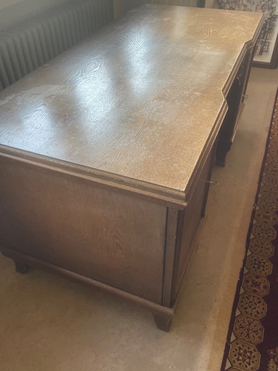 Image 1 of Art-Deco-Schreibtisch mit Chinoiserie-Elementen